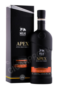 виски m & h apex single cask px sherry cask 0.7л в подарочной упаковке