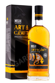 виски m & h art & craft doppelbock beer casks 0.7л в подарочной упаковке
