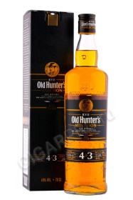 виски old hunters selection 0.7л в подарочной упаковке