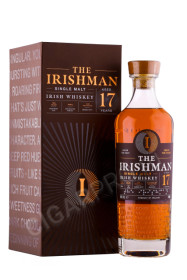 виски the irishman single malt 17 years old 0.7л в подарочной упаковке