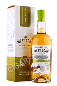 виски west cork small batch calvados cask finished 0.7л