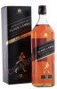 виски johnnie walker black label 12 years 1л в подарочной упаковке