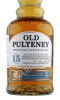 этикетка виски old pulteney 15 years old 0.7л