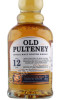 этикетка виски old pulteney 12 years 0.7л