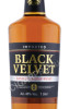 этикетка виски black velvet 1л