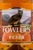 Этикетка Fowlers Peach Виски Фоулерс Персик 0.5л