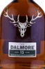 Этикетка Виски Далмор 15 лет 0.7л