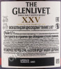 контрэтикетка виски the glenlivet xxv 0.7л