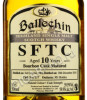этикетка ballechin #6 bourbon cask matured 0.5 l