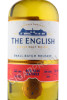 этикетка english whisky small batch release rum cask matured 0.7л