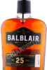 этикетка balblair 25 years 0.7л