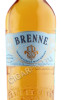 этикетка виски brenne french single malt 0.7л