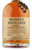 этикетка виски monkey shoulder 0.5л