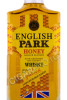 этикетка виски english park honey 0.5л