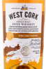 этикетка виски west cork rum cask finished 0.7л