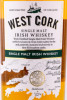 этикетка виски west cork single malt 0.7л