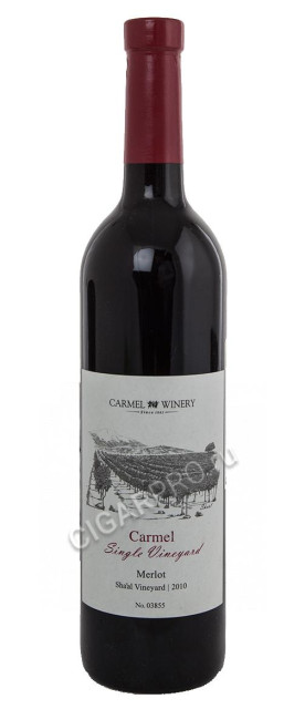купить carmel merlot shaal vineyard 2010 израильское вино кармель мерло шааль виньярд 2010 цена