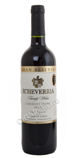 чилийское вино echeverria cabernet fran gran reserva купить эчеверрия каберне фран гран резерва цена