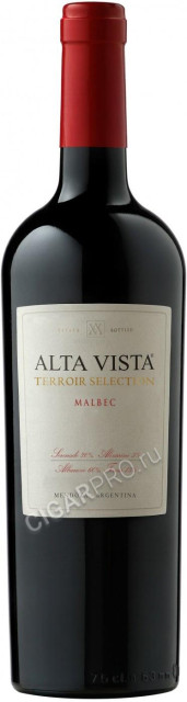 alta vista malbec terroir selection купить аргентинское вино альта виста мальбек терруар селексьон цена