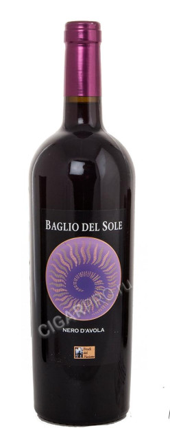 вино feudi del pisciotto baglio del sole nero davola 0.75л