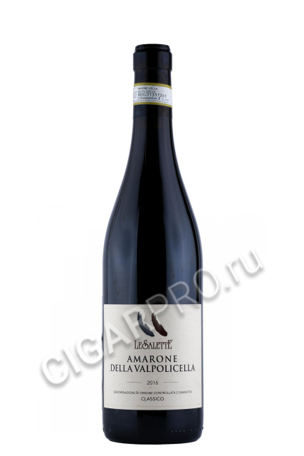 вино le salette amarone della valpolicella classico 0.75л