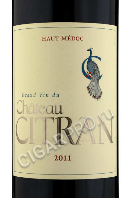 этикетка chateau citran haut-medoc