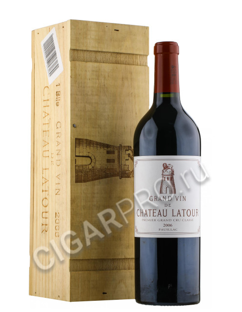 вино в подарочной упаковке chateau latour pauillac aoc 1-er grand cru classe