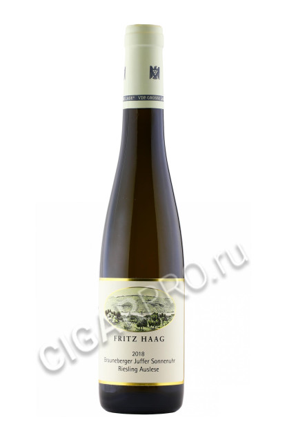 fritz haag brauneberger juffer sonnenuhr riesling купить немецкое вино фриц хааг браунбергер юффер зонненур рислинг 0.375л цена