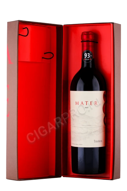 Вино Терраматер Матер 0.75л в подарочной упаковке