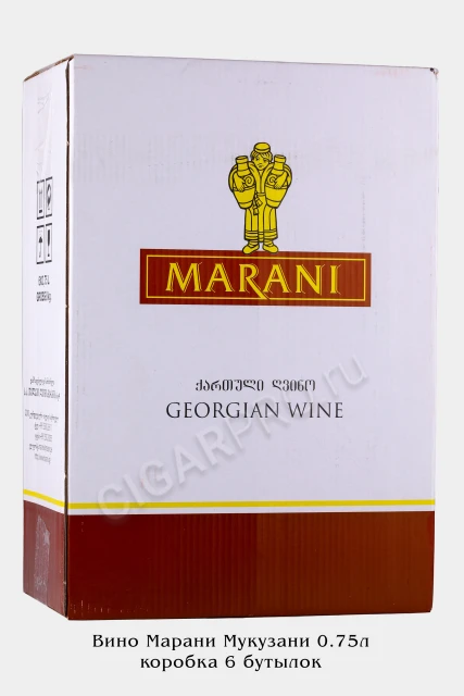 коробка Вино Марани Мукузани 0.75л