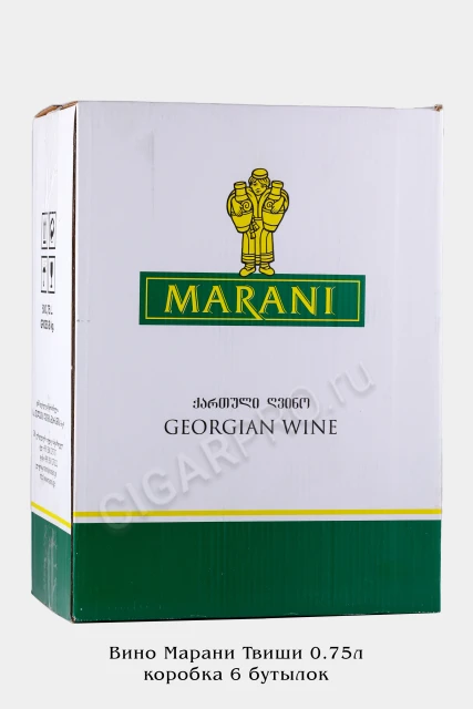 коробка Вино Marani Tvishi 0.75л