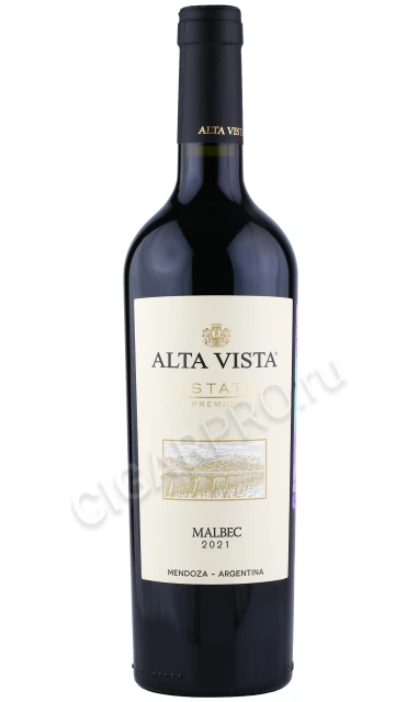 Вино Альта Виста Мальбек Премиум 0.75л