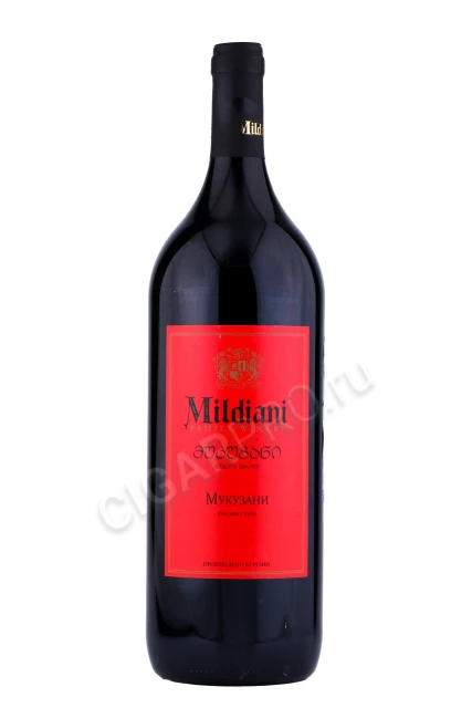 Вино Милдиани Мукузани 1.5л