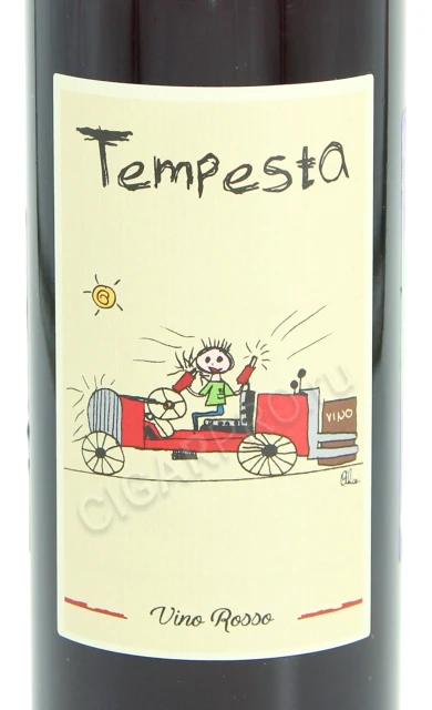 Этикетка Вино Темпеста Терре ди Пиетра 0.75л