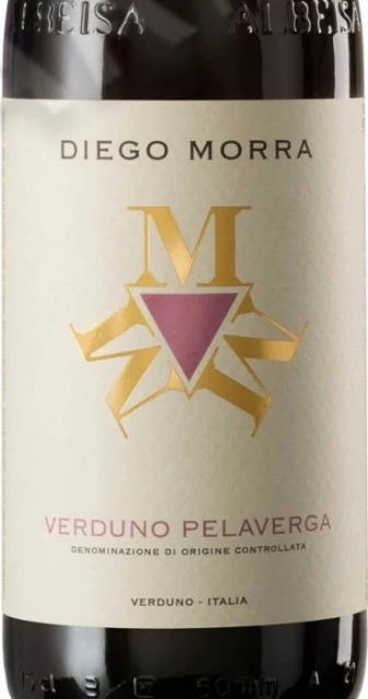 Этикетка Вино Диего Морра Вердуно Пелаверга 0.75л