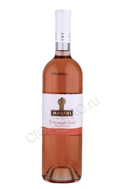 Вино Марани Пиросмани Розовое полусухое 0.75л