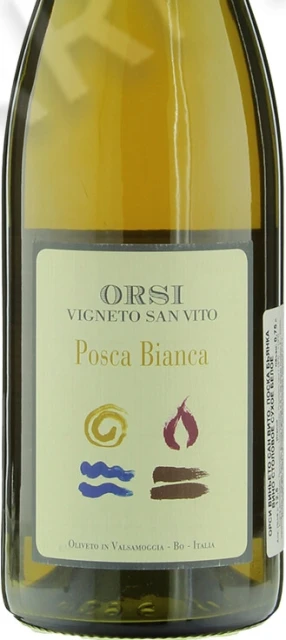 Этикетка Вино Орси Виньето Сан Вито Поска Бьянка 0.75л