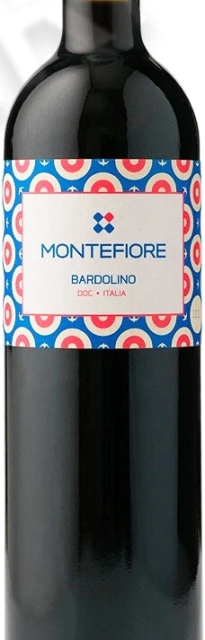 Этикетка Вино Монтефьоре Бардолино 0.75л