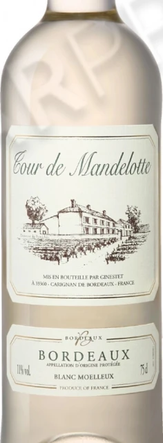 Этикетка Вино Тур де Манделотт Бордо 0.75л