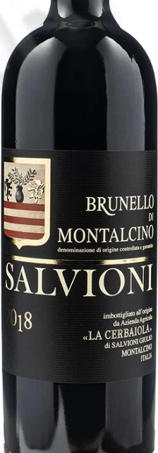 Этикетка Вино Брунелло ди Монтальчино  Сальвиони 0.75л