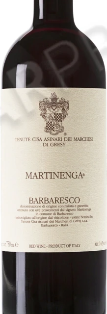 Этикетка Вино Мартиненга Барбареско 2009 года 0.75л