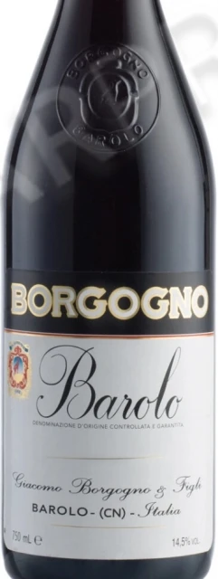 Этикетка Вино Боргоньо Бароло 0.75л