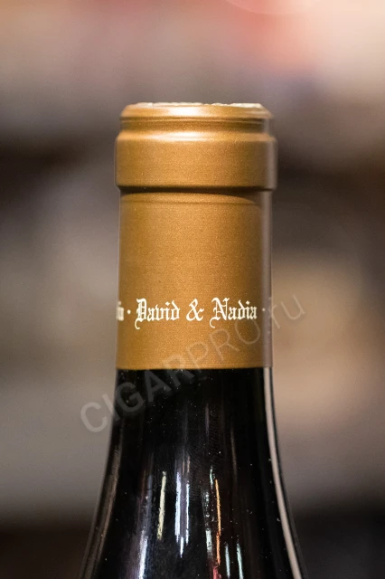 Логотип на колпачке вина Дэвид энд Надя Гренаш Нуар 0.75л