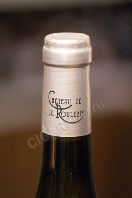 Логотип на колпачке вина Шато де ла Рульри Ле Террасс Шенен Анжу Блан 0.75л