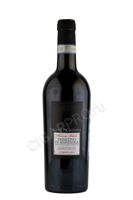 Conte di Campiano Primitivo di Manduria Вино Конте Ди Кампиано Примитиво Ди Мандуриа 0.75л