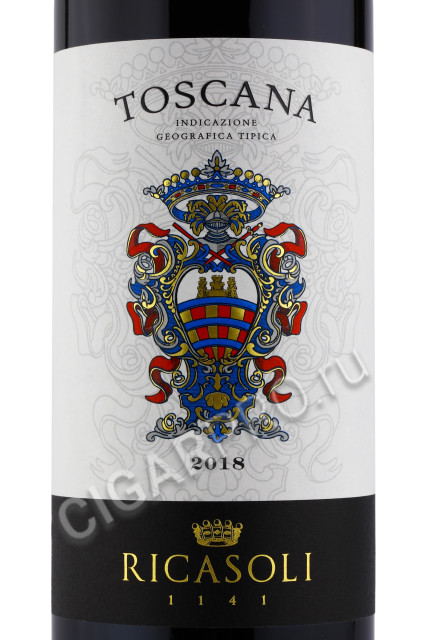 этикетка barone ricasoli toscana 0.75л