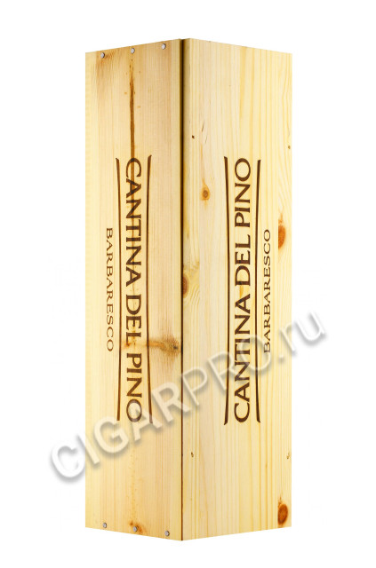 деревянный ящик cantina del pino barbaresco albesani 2013 1.5л