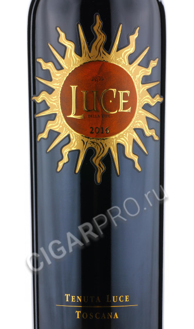 этикетка luce della vite 0.75 l