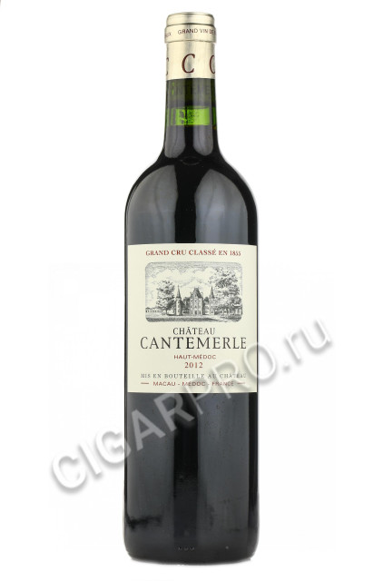 chateau cantemerle haut-medoc aoc 5-me grand cru купить вино шато кантмерль 2012 года цена