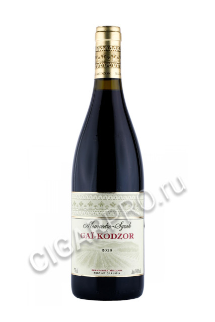 российское вино muorvedre-syrah de gai-kodzor 0.75л